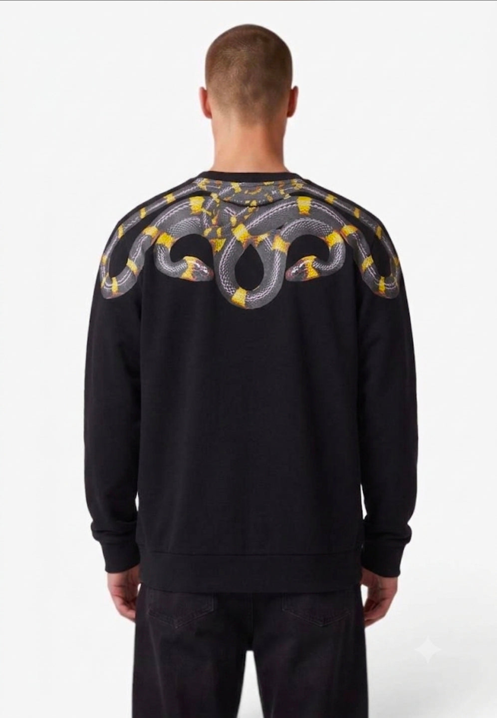 MARCELO BURLON COUNTY OF MILAN FELPA F6CMMASW088 NERO