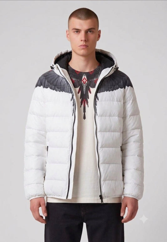 MARCELO BURLON COUNTY OF MILAN GIUBBOTTO F6CMMAPF009 BIANCO