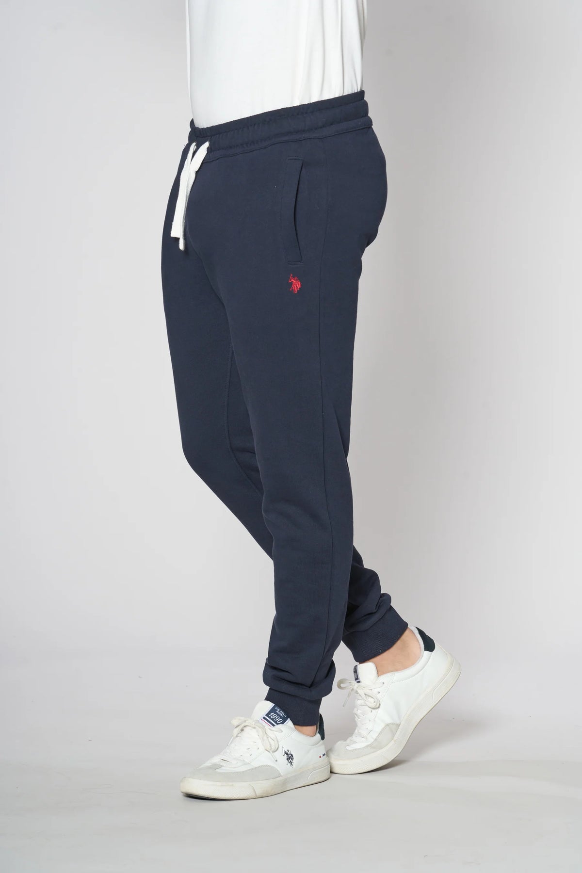 PANTALONE US POLO ASSN SPORTIVO IN COTONE BLU