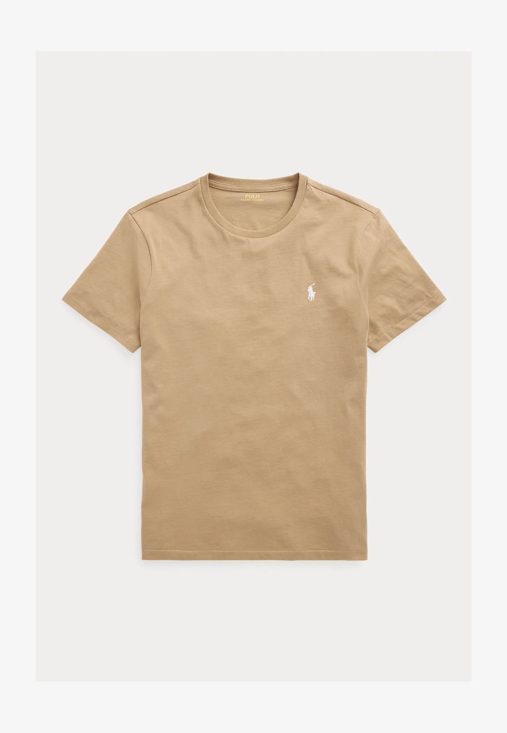 T-SHIRT RALPH LAUREN MAGLIETTA IN JERSEY CUSTOM SLIM FIT CAFFE'