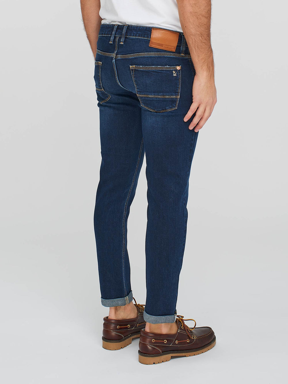 UNIFORM JEANS Dean Comfort Blu 5 tasche
