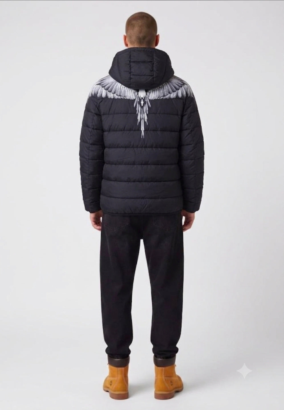 MARCELO BURLON COUNTY OF MILAN GIUBBOTTO F6CMMAPF009 NERO