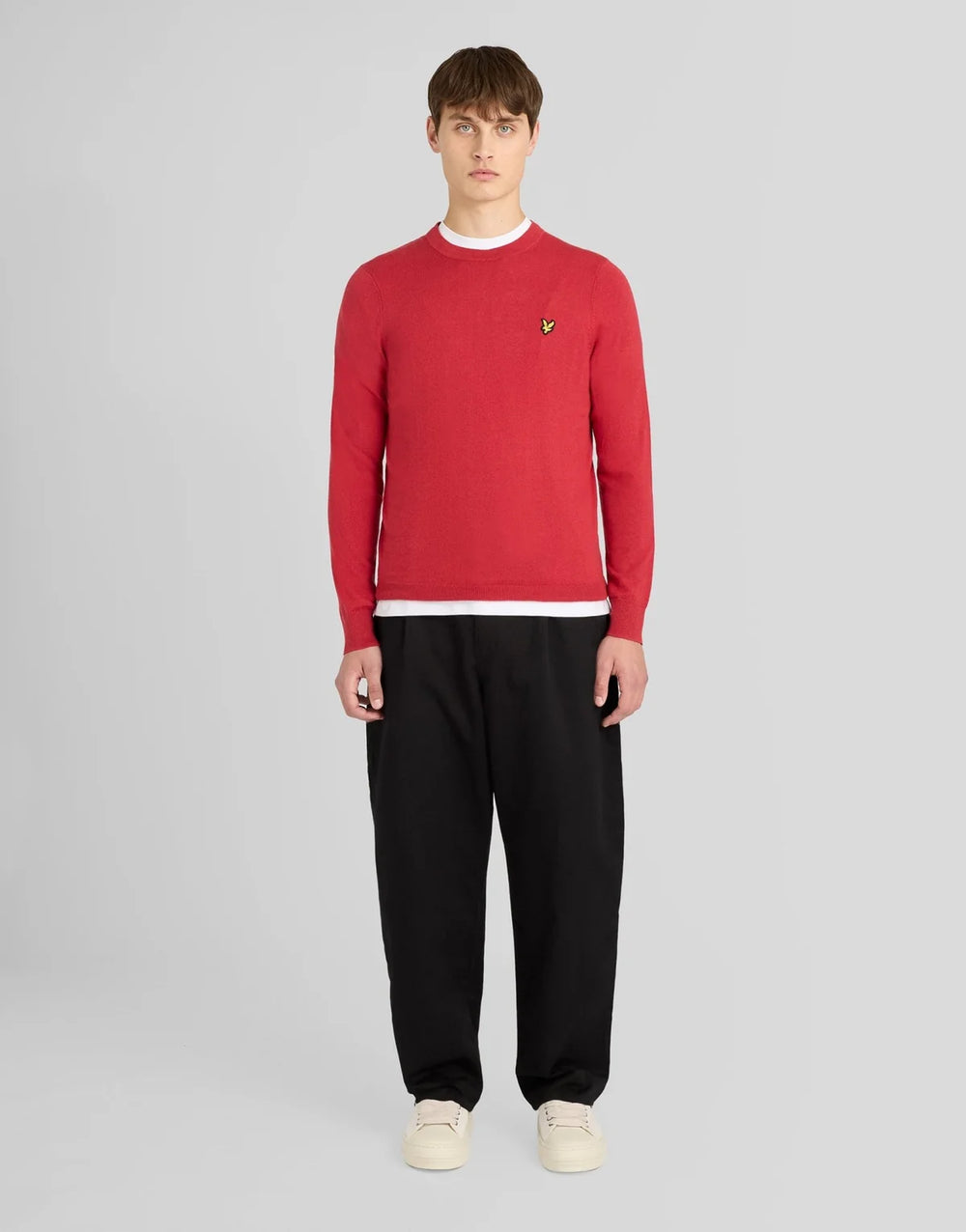 LYLE & SCOTT MAGLIONE GIROCOLLO LANA MERINO KN2114VC