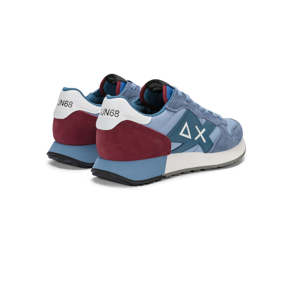 SUN 68 SCARPE Sneaker Jaki 2.0 Solid in nylon e suede Z46121