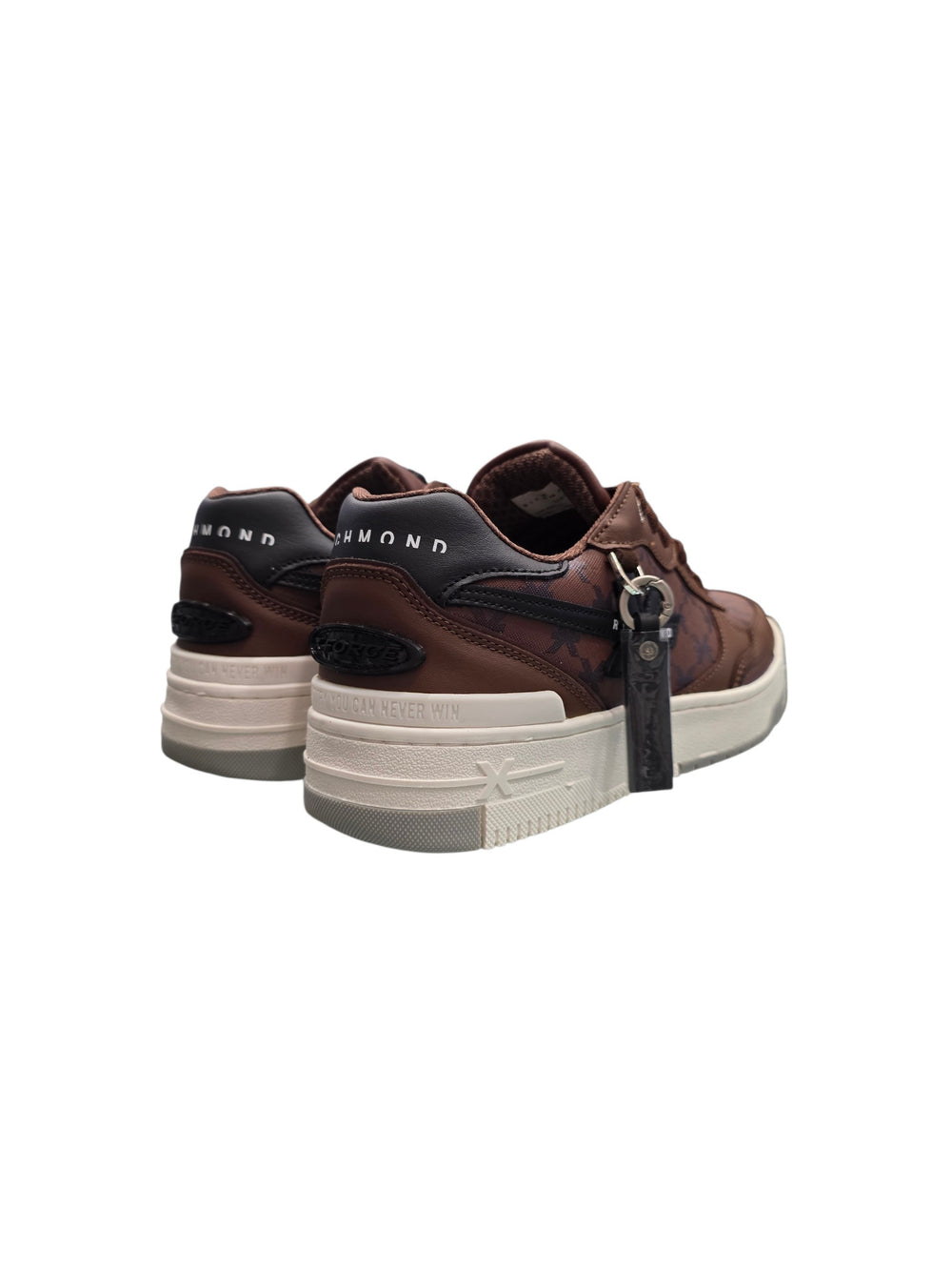RICHMOND SCARPE SNEAKERS UOMO IN PELLE 32415 C MARRONE