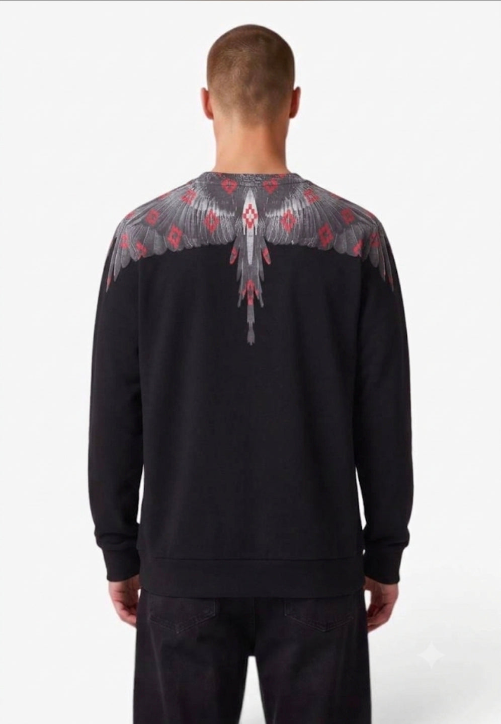 MARCELO BURLON COUNTY OF MILAN FELPA F6CMMASW068 NERO