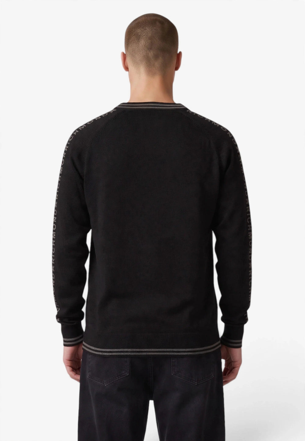 RICHMOND MAGLIONCINO UMA26041MA SWEATER JAPOR COL BLACK MIS