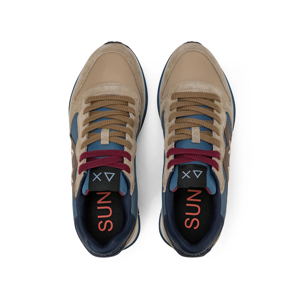 SUN 68 SCARPE Sneaker Jaki 2.0 Solid in nylon e suede Z46121