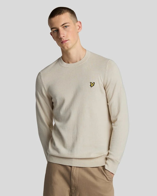 LYLE & SCOTT MAGLIONE GIROCOLLO LANA MERINO KN2110VC W870