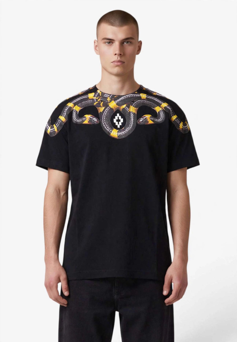 MARCELO BURLON COUNTY OF MILAN T-SHIRT F6CMMATH086 NERO
