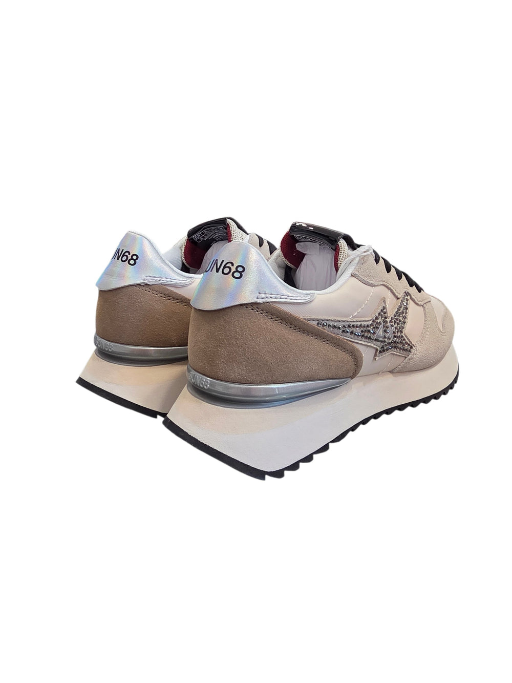 SUN 68 SCARPE Sneaker Stargirl Strass Logo Z46223