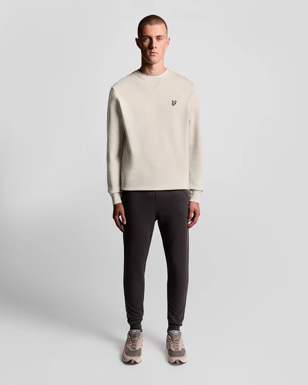 LYLE & SCOTT FELPA GIROCOLLO IN COTONE ML424VOG