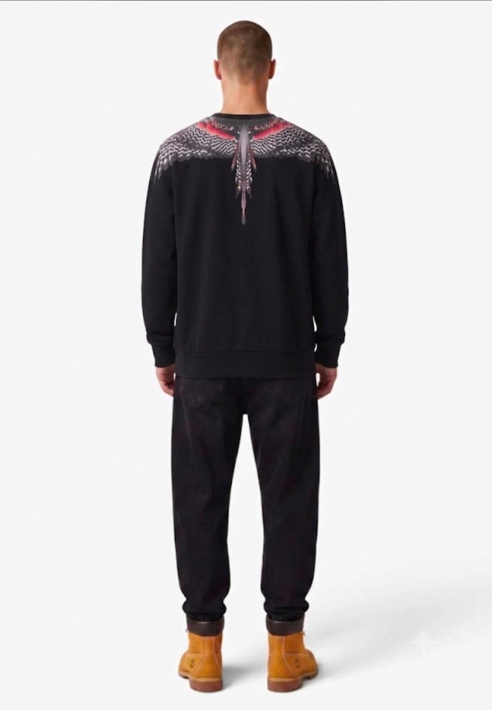 MARCELO BURLON COUNTY OF MILAN FELPA F6CMMASW039 NERO